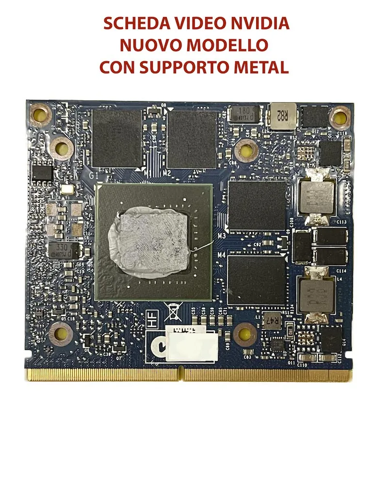 Scheda video NVIDIA Quadro 2GB di nuovo modello con supporto Metal per iMac 27